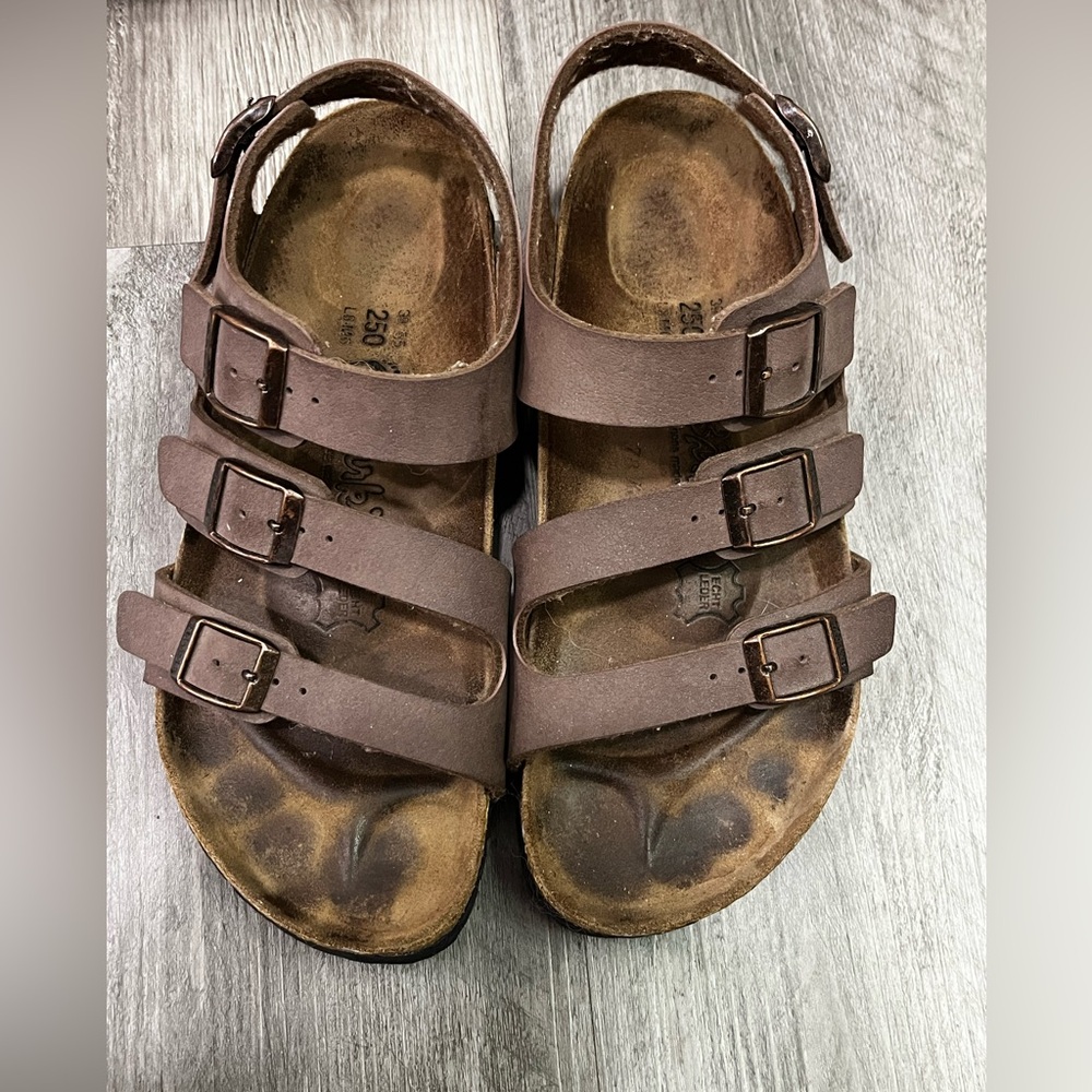 Birkenstock Birkins Brown Sandals